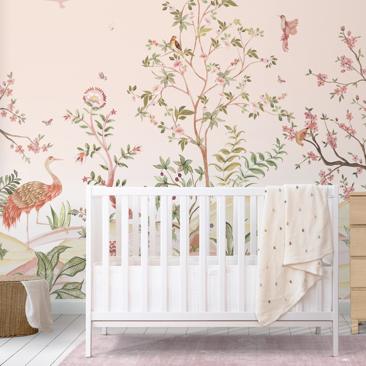 Dreamy Orchard | Chinoiserie Blossom Floral Wall Mural