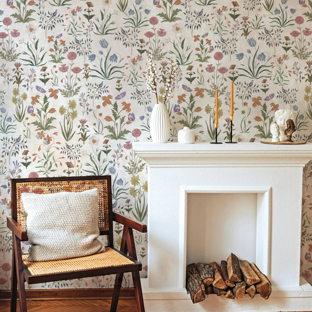 Floraison | Botanical Floral Wallpaper