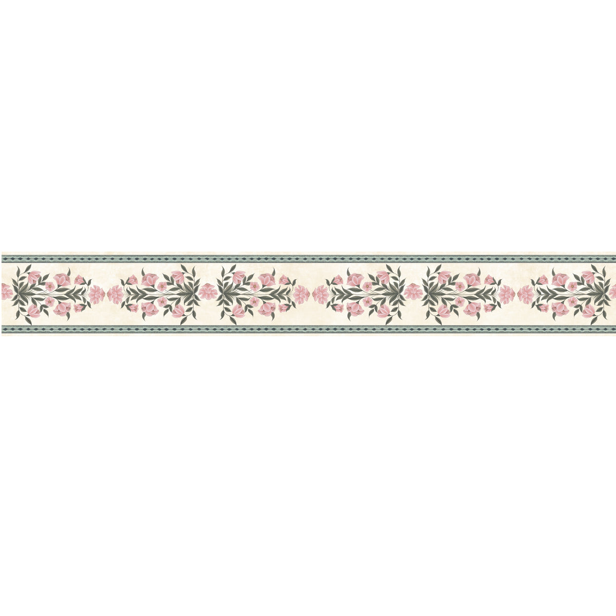 Garden Pillar | Floral Vine Self-Adhesive Border