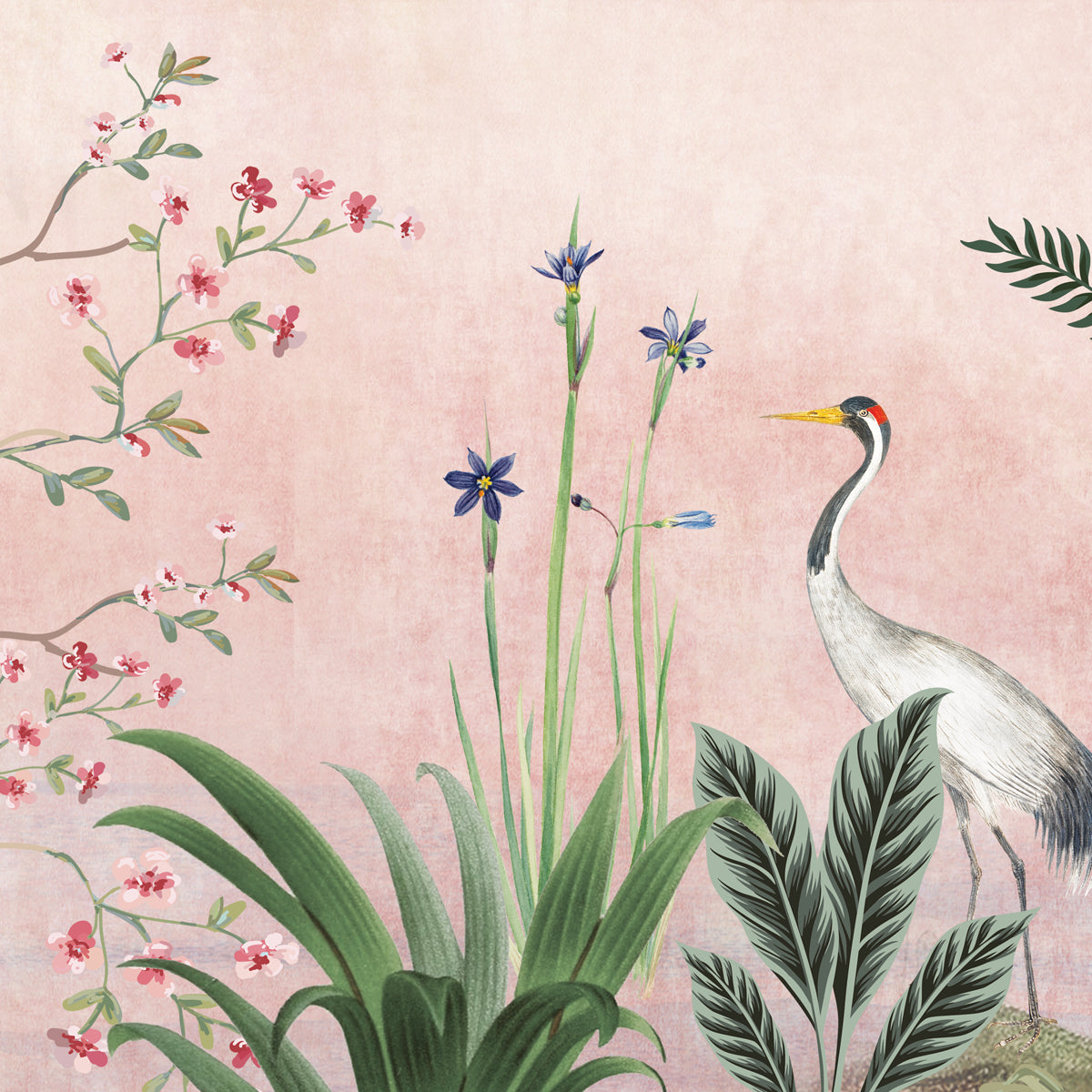 Imperial Garden | Chinoiserie Tropical Wall Mural