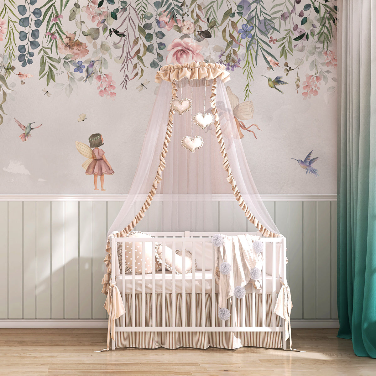 Pixie Bloom | Fairy Garden Kids Wallpaper Mural