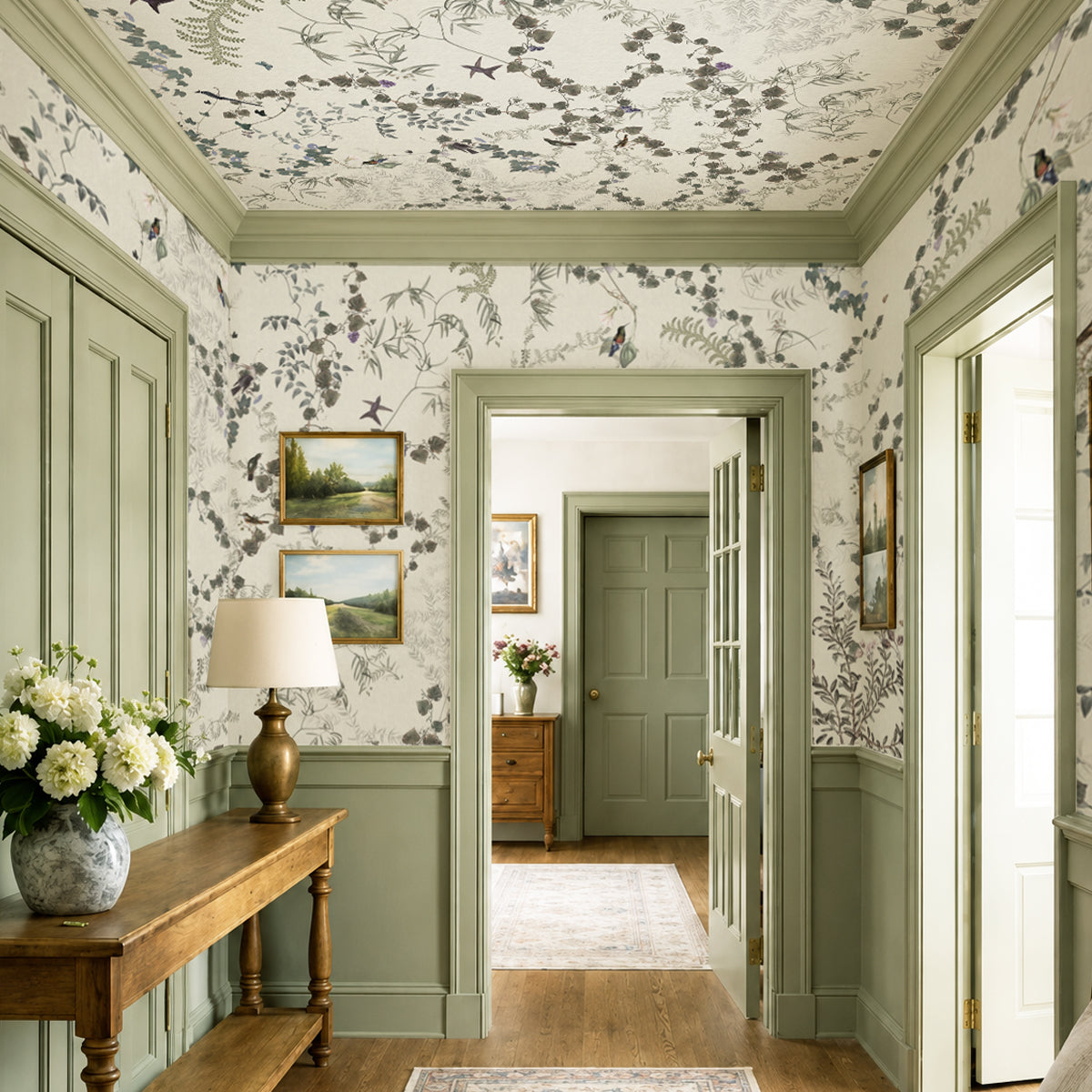 Vineyard | Botanical Foliage Wallpaper Mural