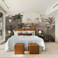 Amazon Dusk | Panoramic Tropical Jungle Mural Wallpaper