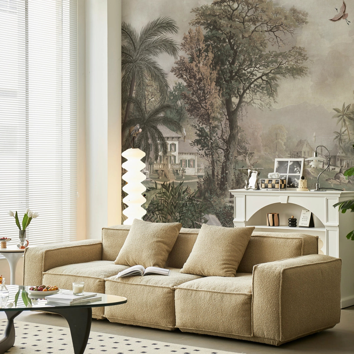 Brushwood | Vintage Scenic Landscape Wall Mural
