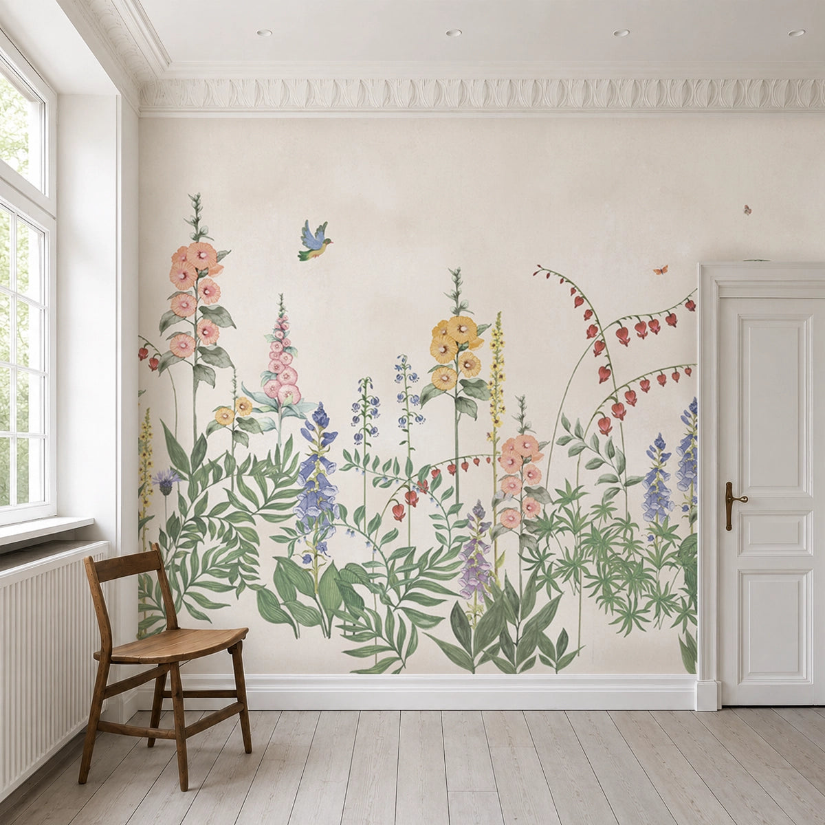 Flower Power | Botanical Garden Floral Wall Mural