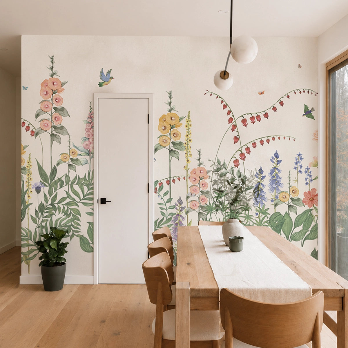 Flower Power | Botanical Garden Floral Wall Mural
