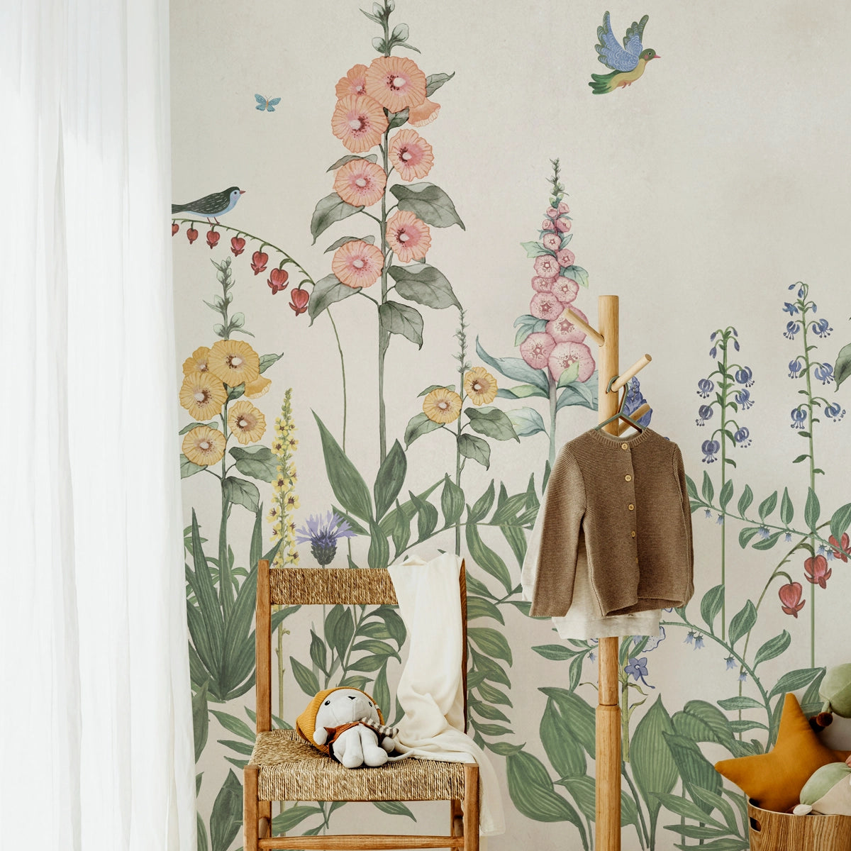Flower Power | Botanical Garden Floral Wall Mural