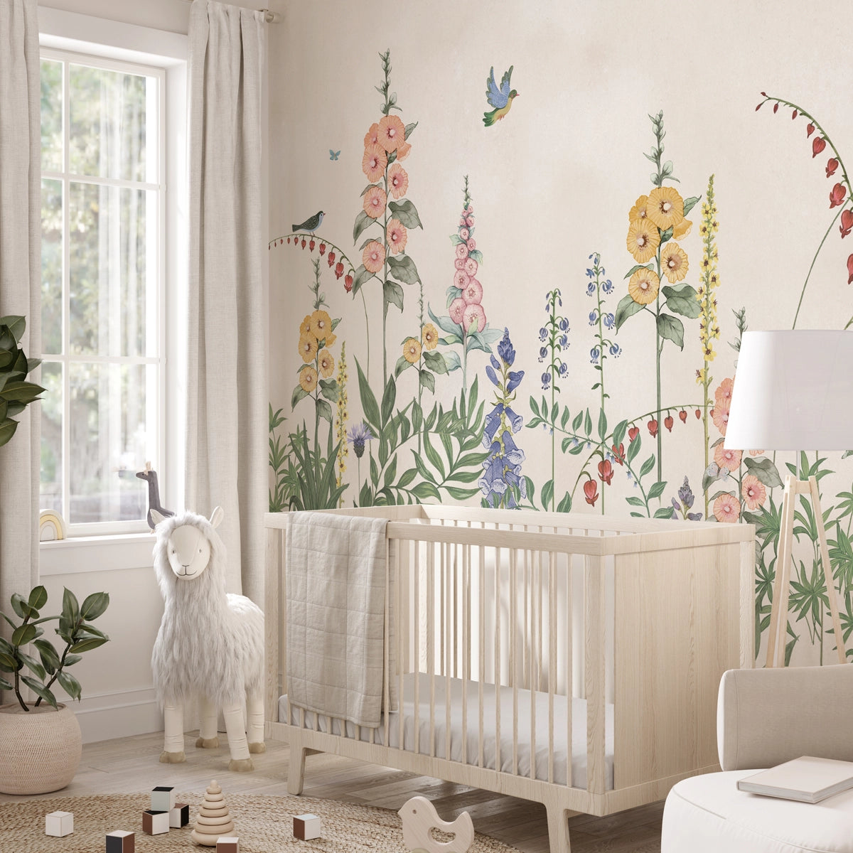 Flower Power | Botanical Garden Floral Wall Mural