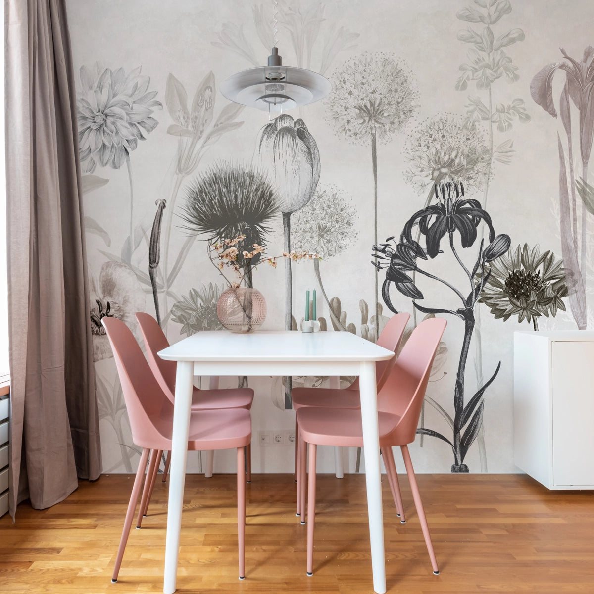 Herbarium | Bold Botanical Sketch Wall Mural