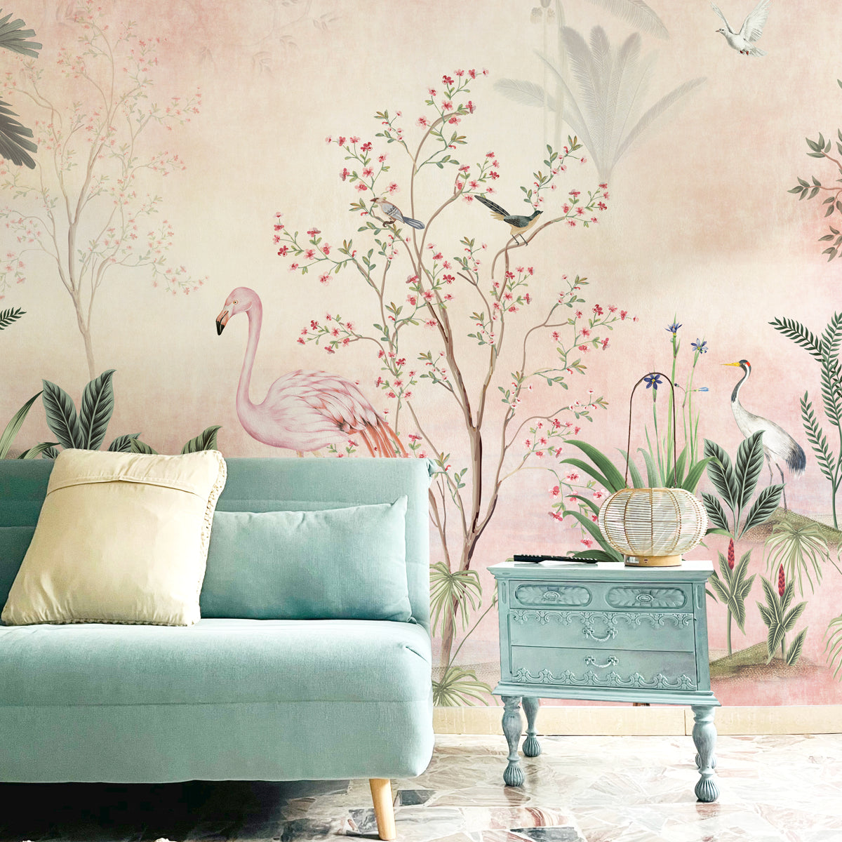 Imperial Garden | Chinoiserie Tropical Wall Mural