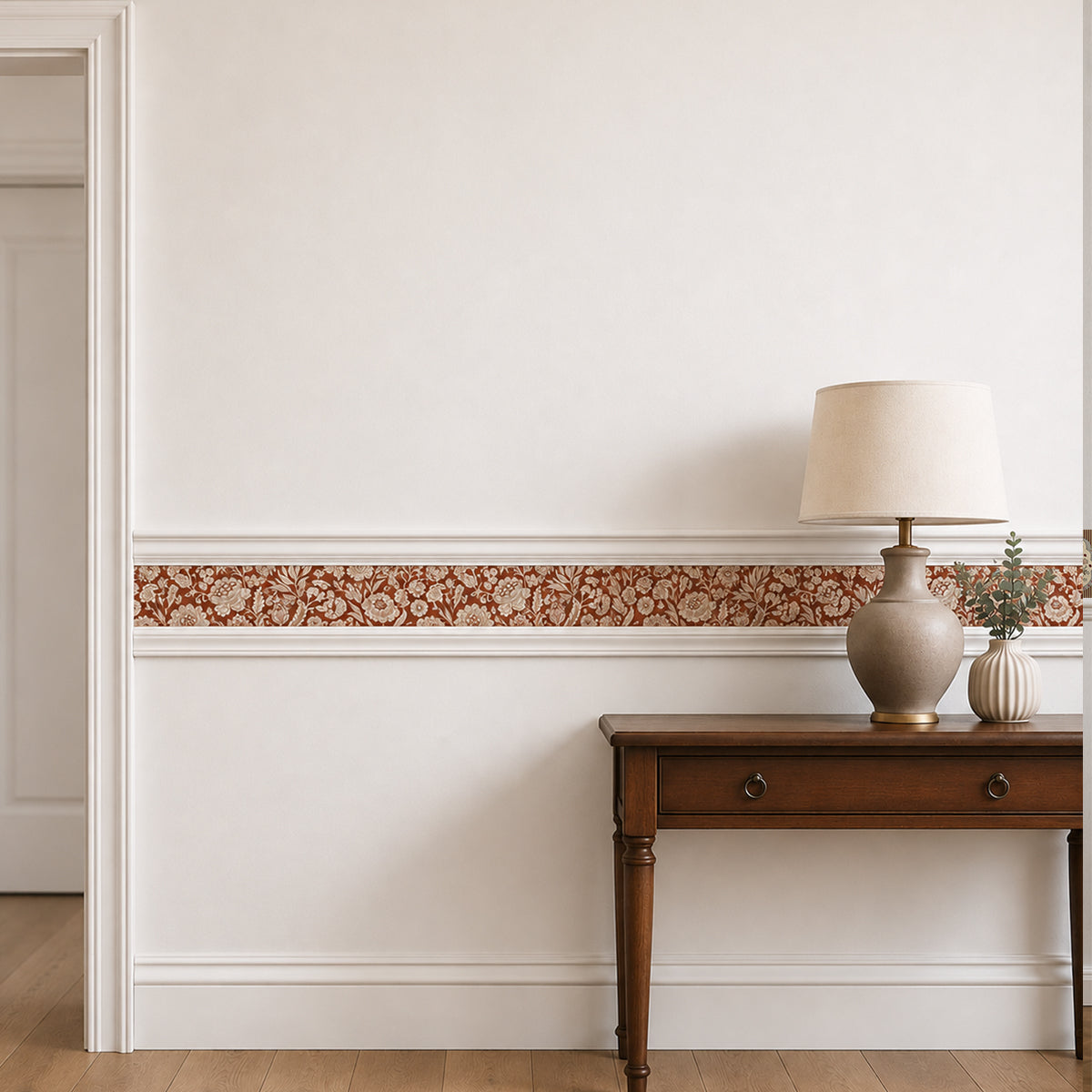 Jacobean Revival | Bold Floral Self-Adhesive Border