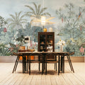 Lagoon Garden | Tropical Jungle Landscape Wall Mural