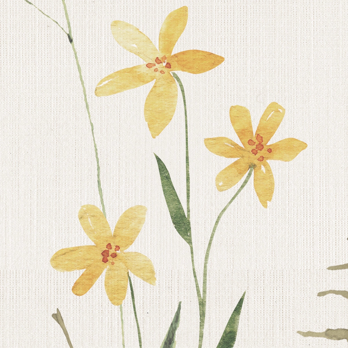 Meadow Drift | Botanical Grass & Wildflower Wall Mural