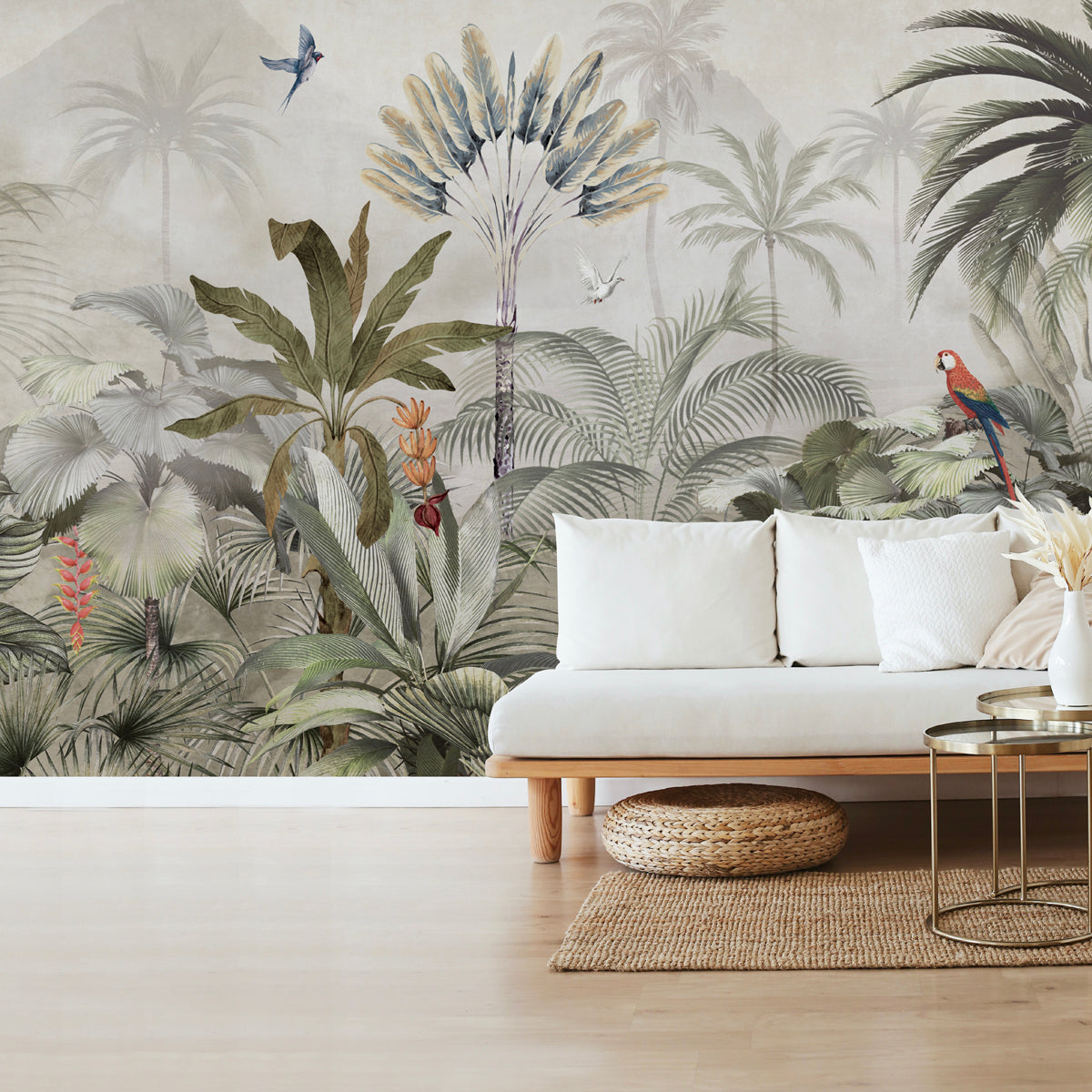 Monsoon Grove | Tropical Jungle Wall Mural