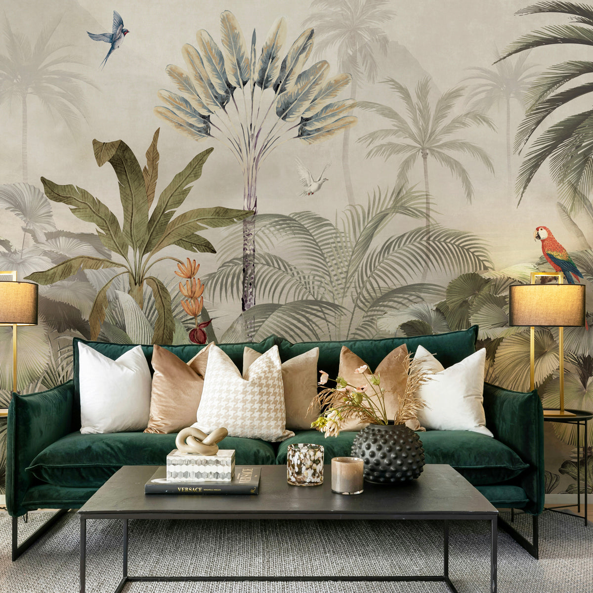 Monsoon Grove | Tropical Jungle Wall Mural