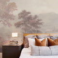 Tuscan Haze | Romantic Panoramic Landscape Wall Mural