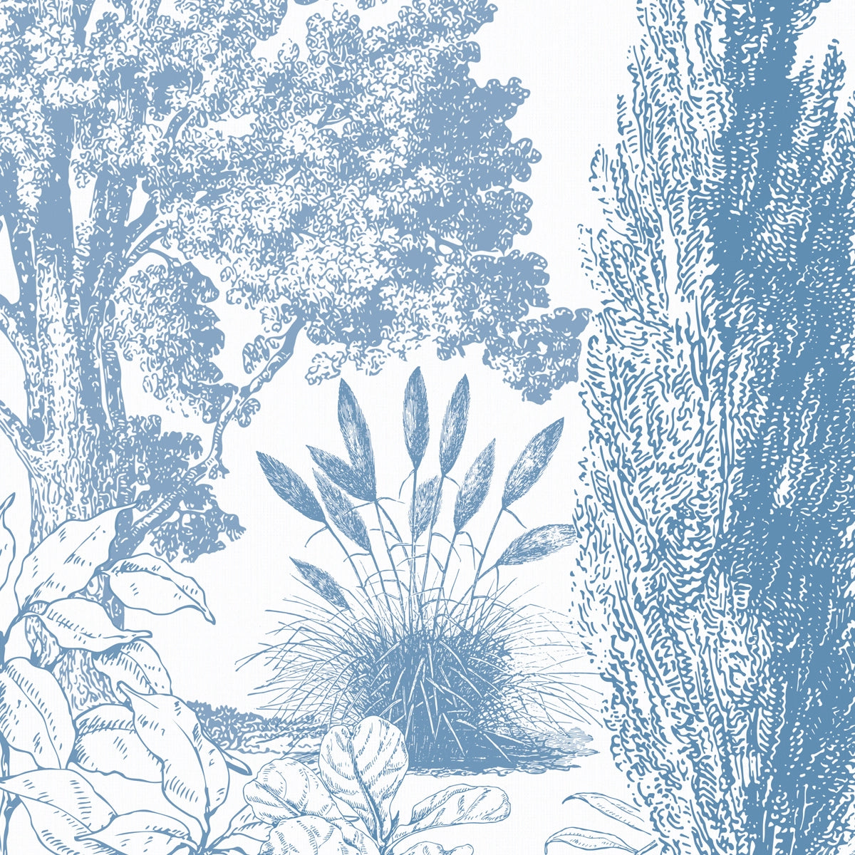 Timberland | Monochrome Forest Botanical Wall Mural
