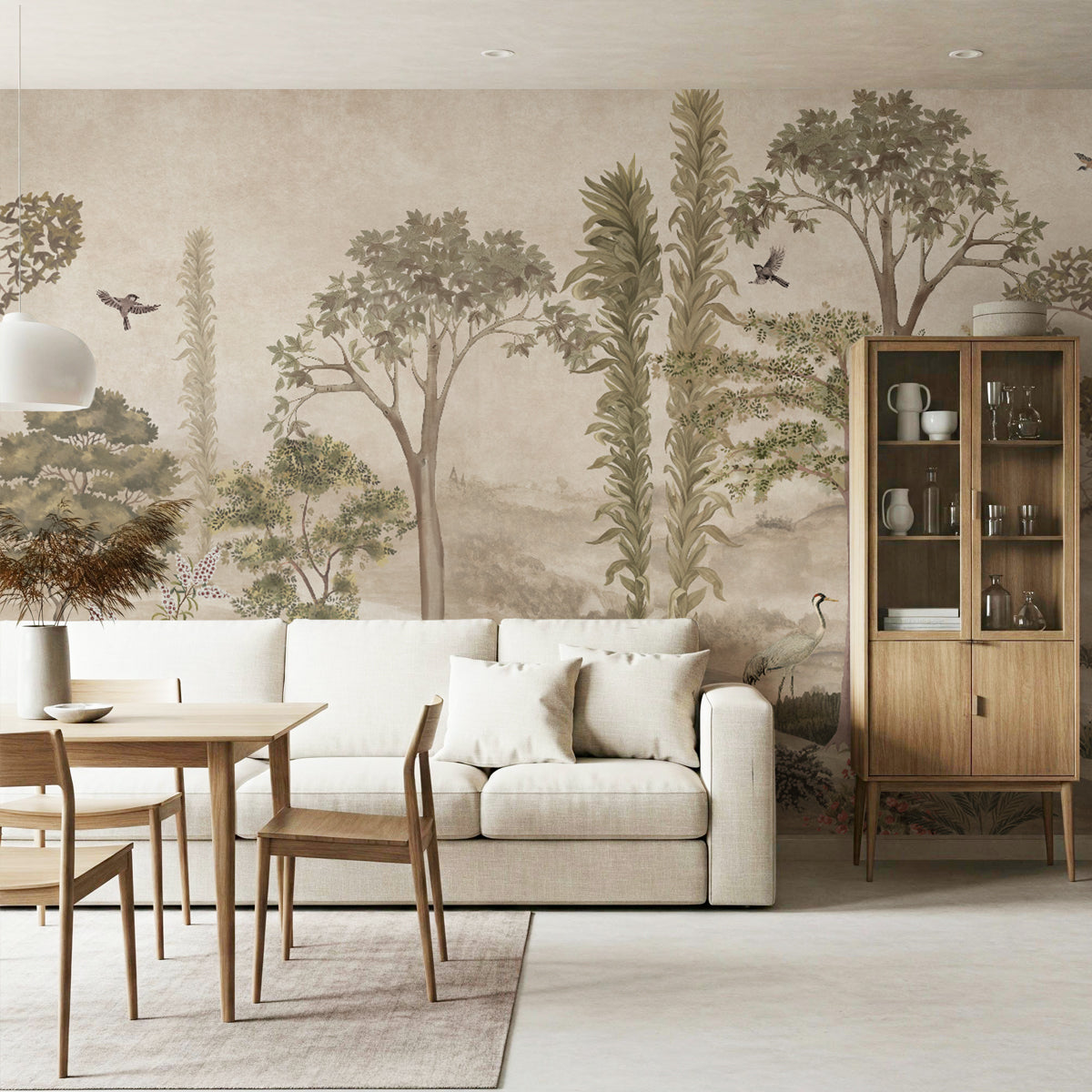 Whisperwood | Chinoiserie Landscape Wall Mural