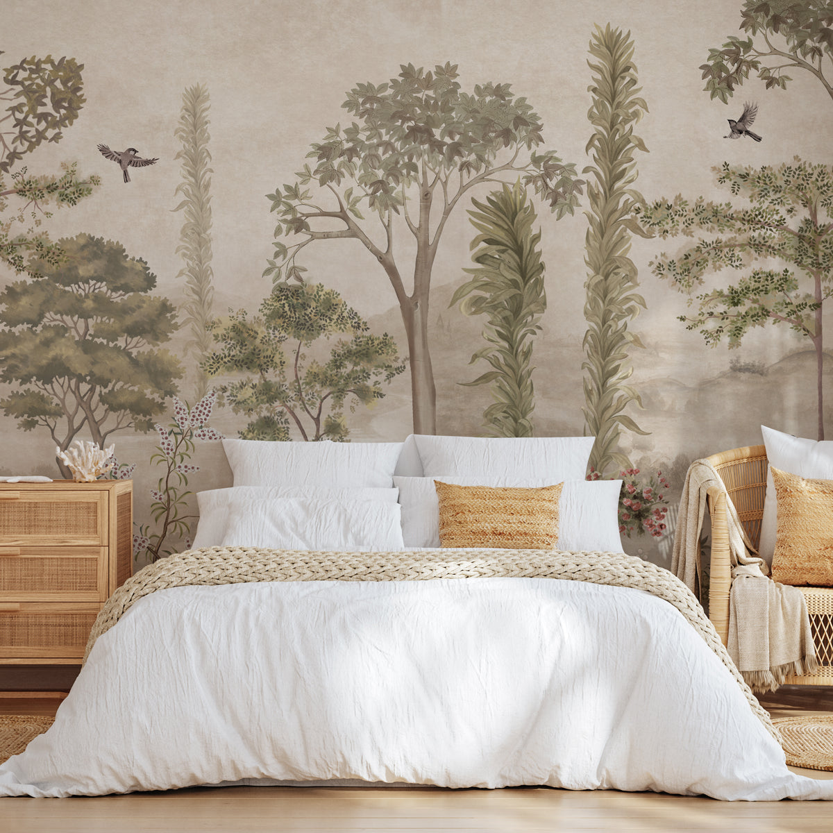 Whisperwood | Chinoiserie Landscape Wall Mural