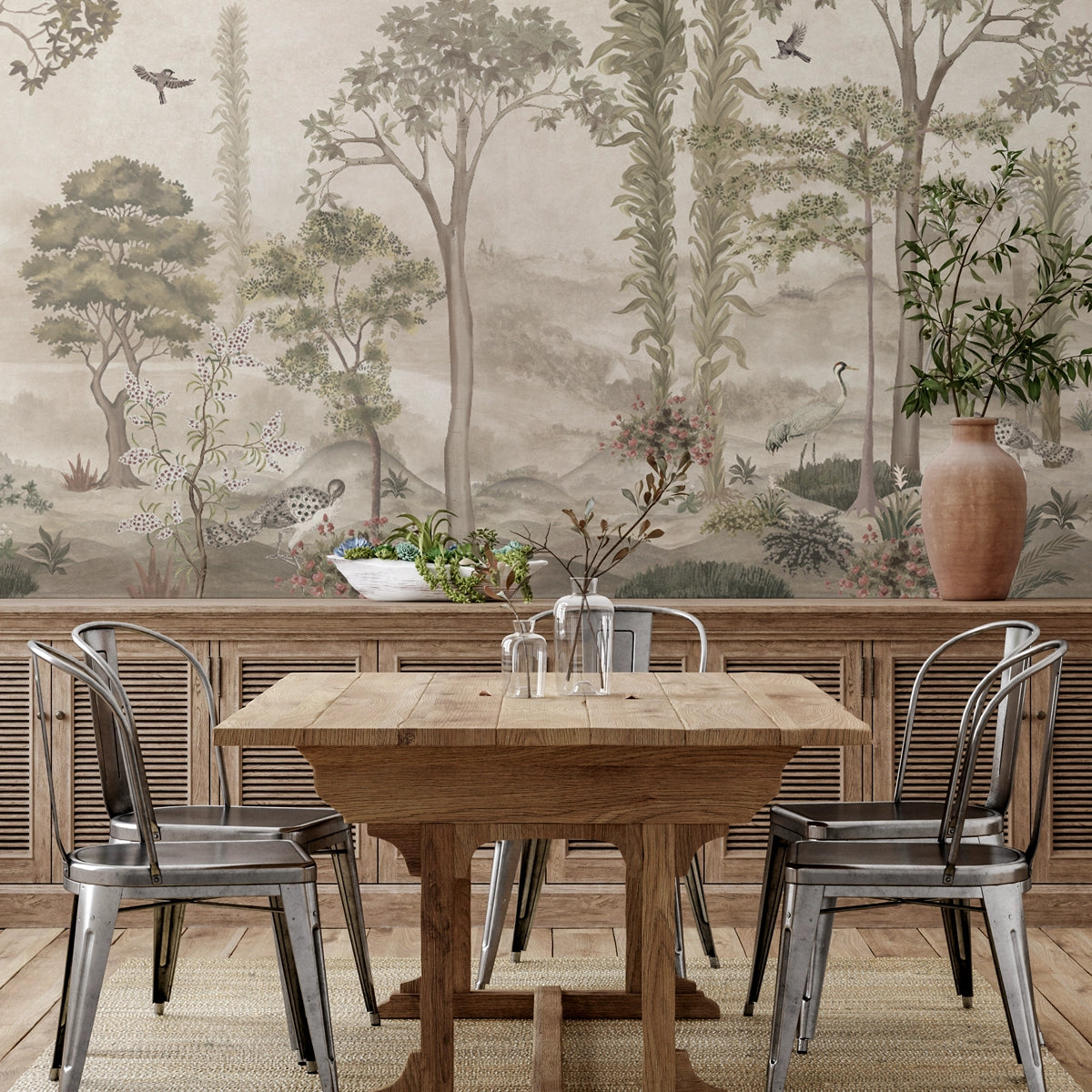 Whisperwood | Chinoiserie Landscape Wall Mural
